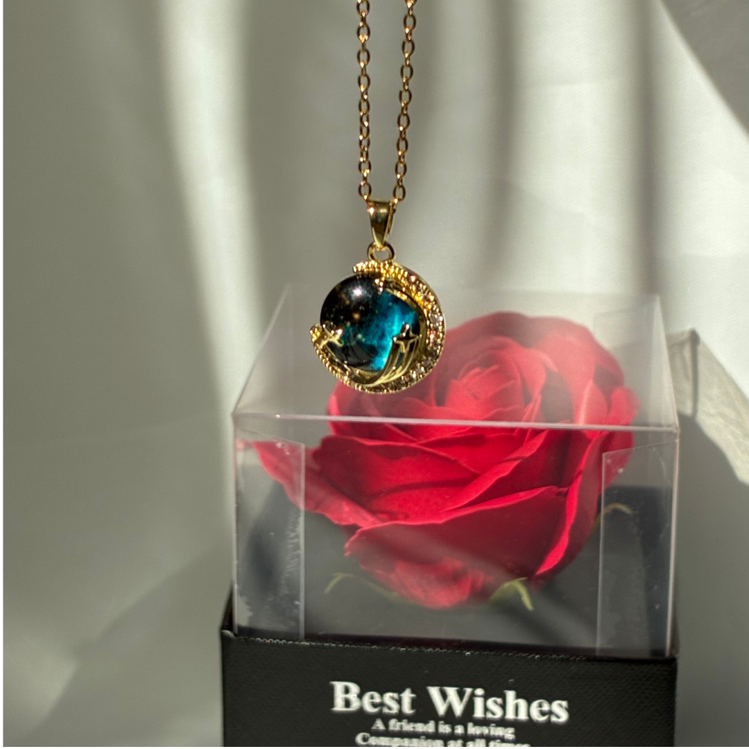 Dünya Uzay Gezegen Kolye